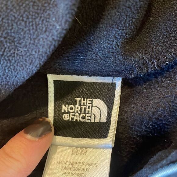 The North Face TKA100 black quarter zip fleece M - Picture 7 of 10